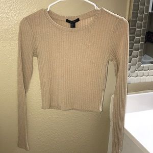 Forever 21 ribbed crop top